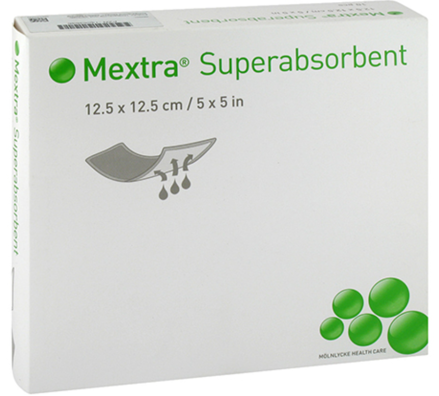 Mextra Superabsorbent 12.5x12.5 cm (10 Stk)