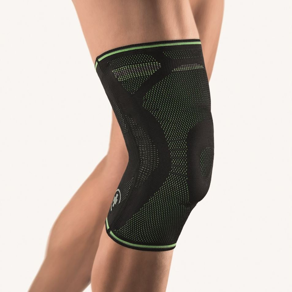 Bort StabiloGen Sport Kniebandage, Grösse 3 schwarz/grün (1 Stk)