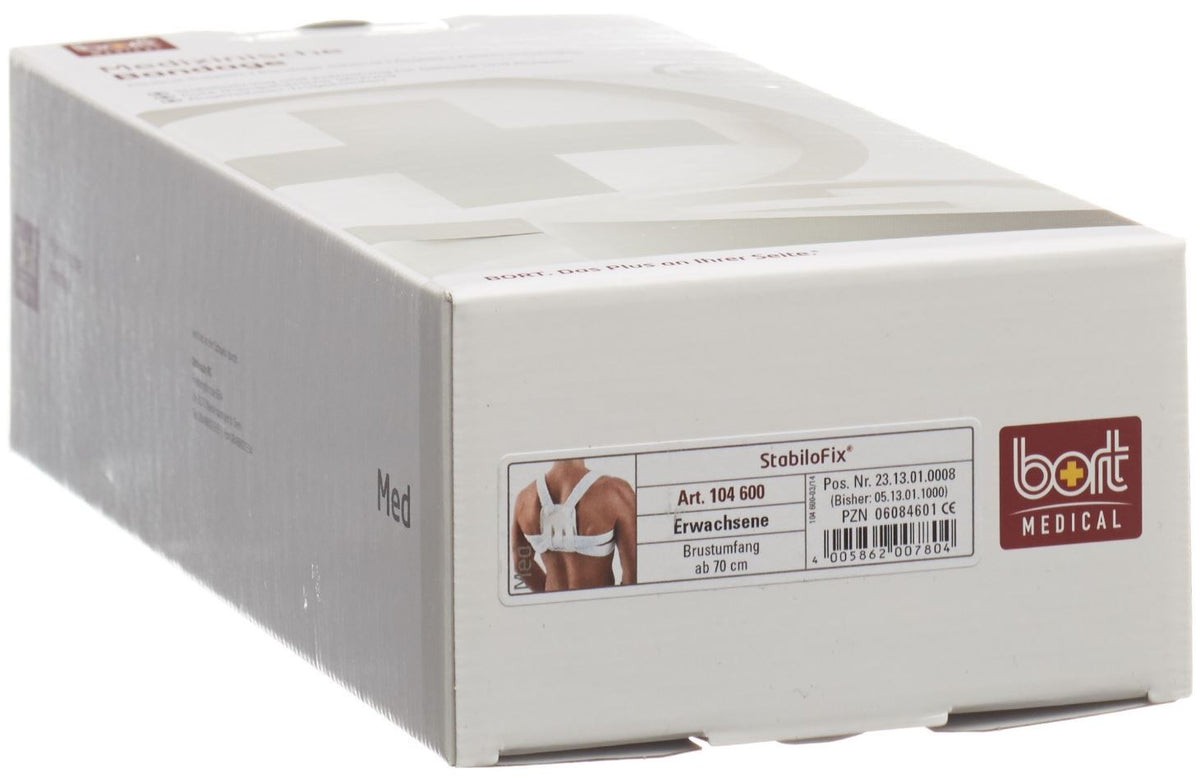 Bort StabiloFix Claviculaband für Erwachsene Gurt weiss (1 Stk)