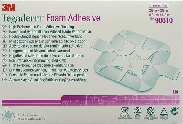 3M Tegaderm Foam HP Schaumkompresse 5x5cm adhesive (10 Stk)
