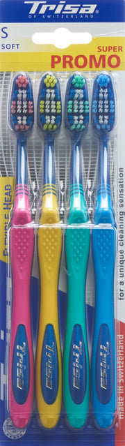 Trisa Flexible Head Zahnbürste Quattro soft (1 Stk)