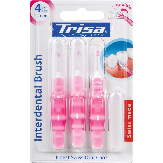 Trisa Interdental Brush ISO 4 1.3mm (3 Stk)