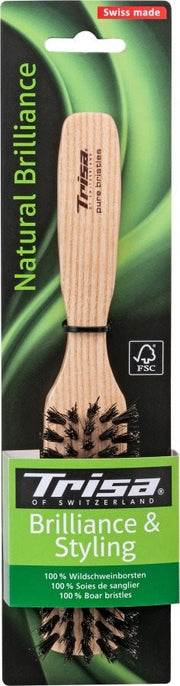 Trisa Natural Brilliance Haarbürste M edium(1 Stk)