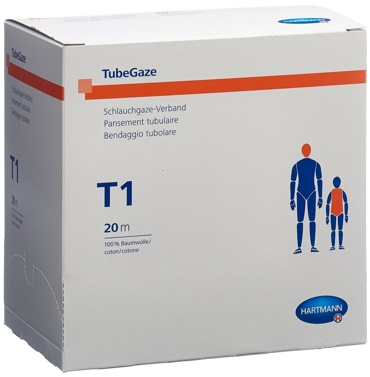 TubeGaze Schlauchgaze Grösse T1 20m (1Stk)