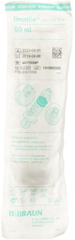 BRAUN OMNIFIX Spritze 50ml Luer Lock (1 Stk)
