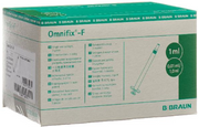 BRAUN OMNIFIX-F Spritze solo 1ml LS Tuberkulin/Heparin (100 Stk)