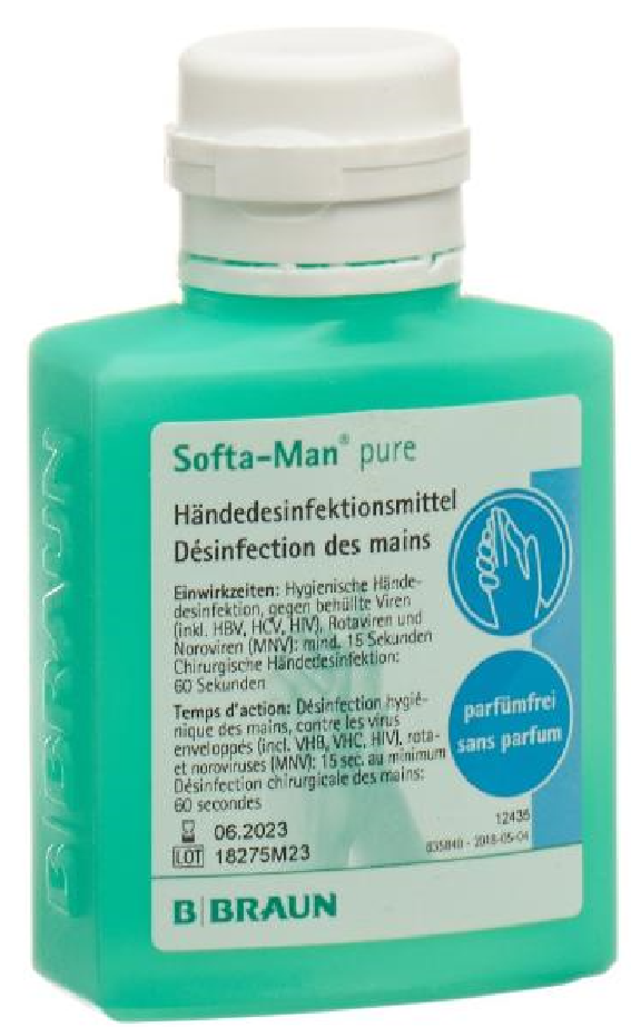 B. BRAUN Softa-Man pure Händedesinfektion (100ml)
