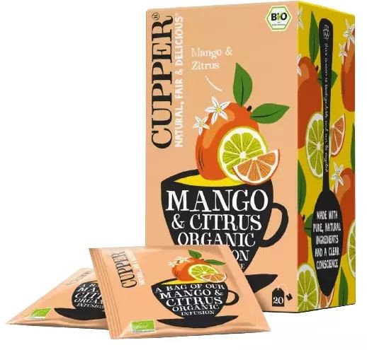 Cupper Mango & Citrus Organic Infusion Früchtetee Bio (20 Stk)