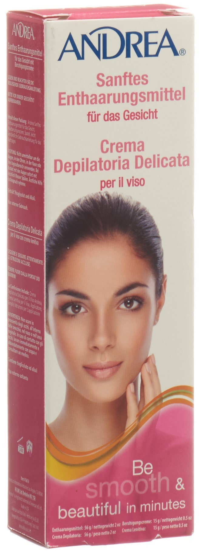 Andrea Visage Clair Enthaarungscreme Gesicht (56g)
