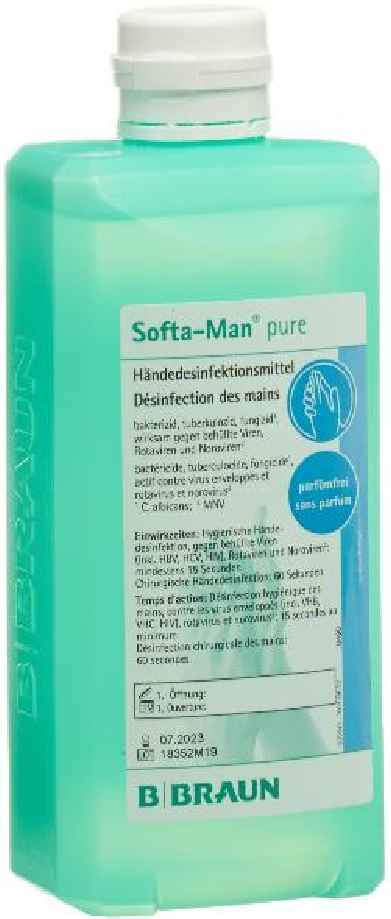 B. BRAUN Softa-Man pure Händedesinfektion (500ml)