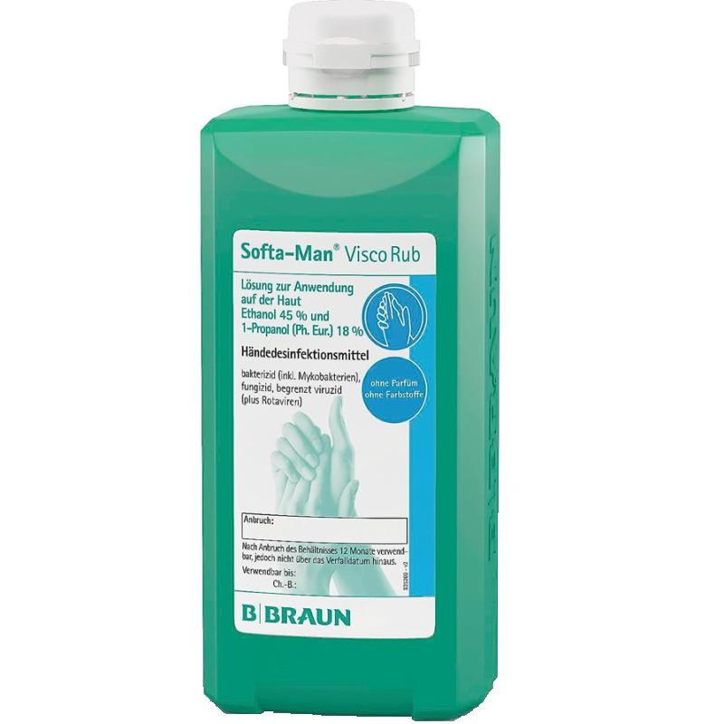 B. BRAUN Softa-Man Visco Rub Händedesinfektion (500ml)
