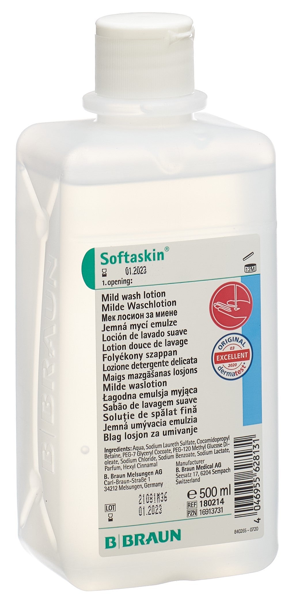 B. BRAUN Softaskin Faltflasche EU (1000ml)