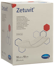 Zetuvit Absorptionsverband 10x10cm steril (25 Stk)