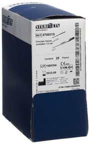Aichele Pinces anatomiques droites 13cm à usage unique stériles (25 pces)