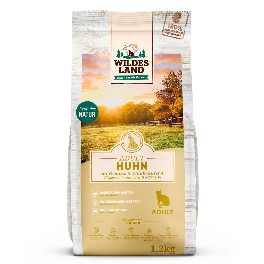 WILDES LAND Adult Huhn mit Gemüse & Wildkräutern (1,2kg)
