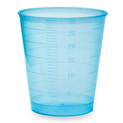 GRIBI Medikamentenbecher blau (30ml x 75 Stk)