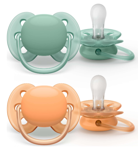 Philips Avent Ultra Soft Schnuller Neutral 0-6m No Deco (2 Stk)