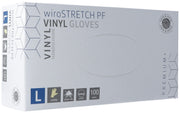 GRIBI Untersuchungshandschuhe Vinyl, Grösse L, puderfrei unsteril, Stretch plus (100 Stk)