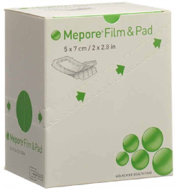 Mepore Film & Pad 4x5cm (85 Stk)