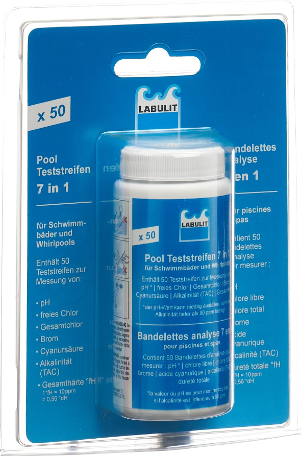 LABULIT Pool Teststreifen 7in1 (50 Stk)