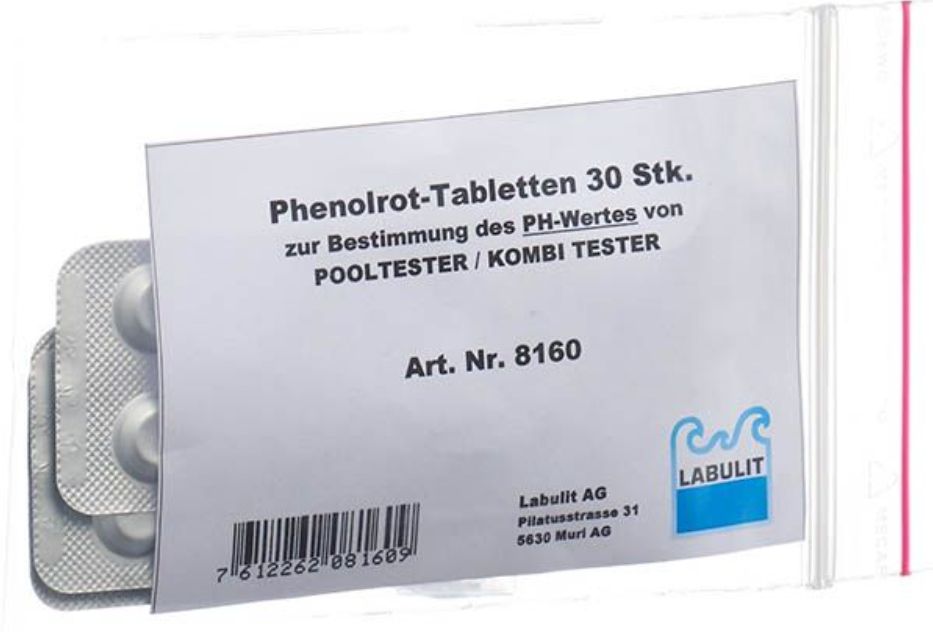 LABULIT Pooltester Phenolrot-Tabletten (30 Stk)