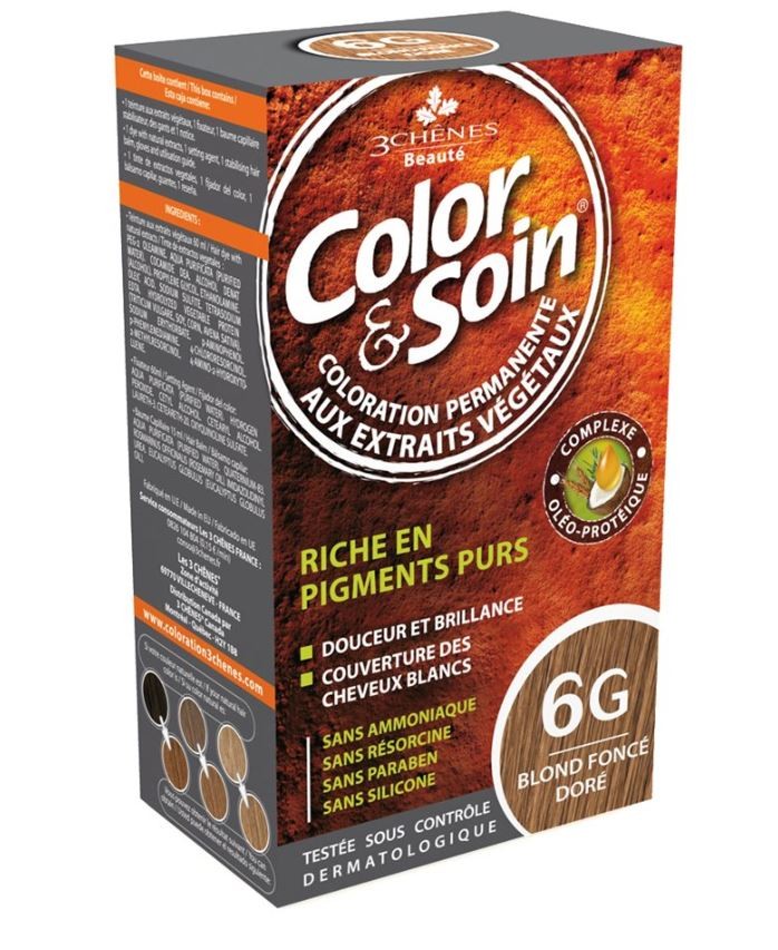 Color & Soin Coloration 6G blond foncé doré (135ml)