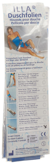 ILLA Dusch Schutzfolie 40x25cm Hand (5 Stk)