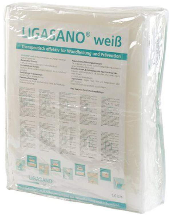 LIGASANO Schaumstoffplatten 59x49x1cm unsteril weiss (14 Stk)