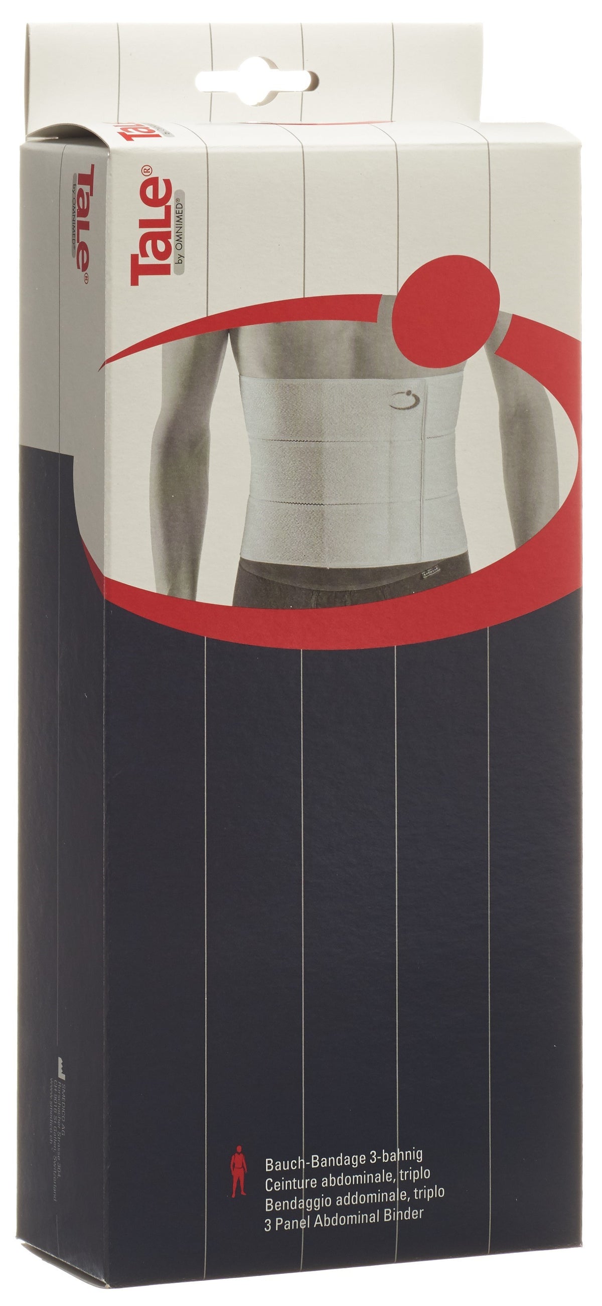 TaLe Bauchbandage 22.5/110cm 3-bahn weiss (1 Stk)