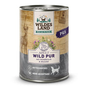 WILDES LAND Adult Wild Pur mit Wildfleisch&Distelöl (6x400g)