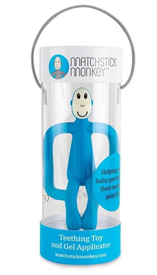 Matchstick Monkey Teething Toy blue (1 Stk)