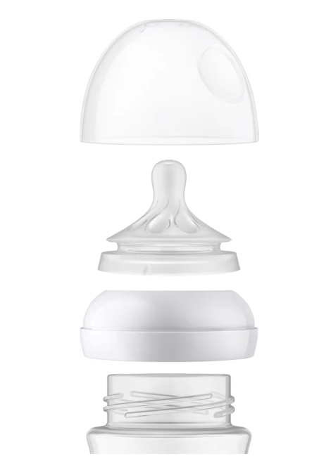 Philips Avent Natural Response Babyflasche aus Glas 120ml, 0M+ (1 Stk)
