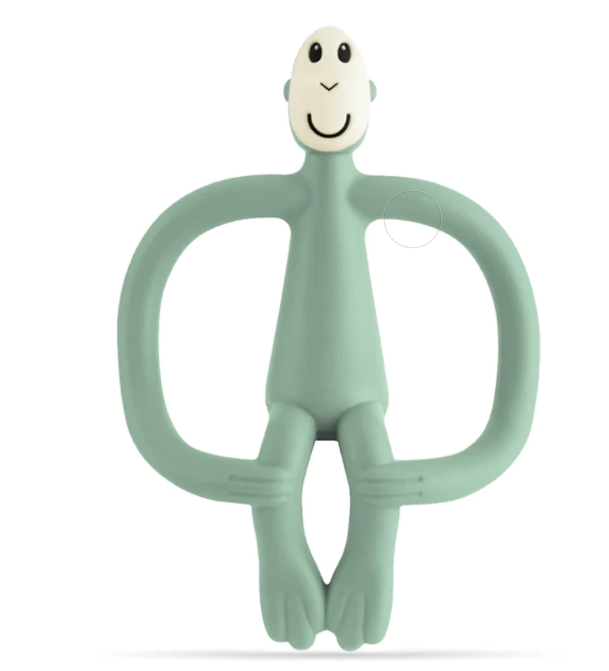 Matchstick Monkey Teething Toy mint grün (1 Stk)