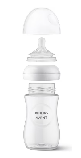 Philips Avent Natural Response Babyflasche aus Glas 250ml, 1M+ (1 Stk)