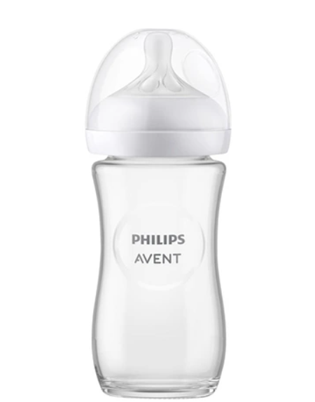 Philips Avent Natural Response Babyflasche aus Glas 1M+ (240ml)