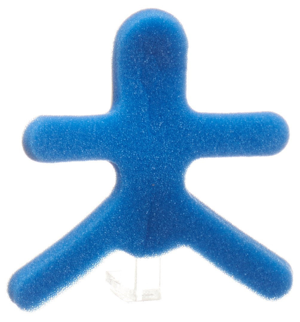 OMNIMED DALCO FROG Fingerschiene L, silber blau (1 Stk)