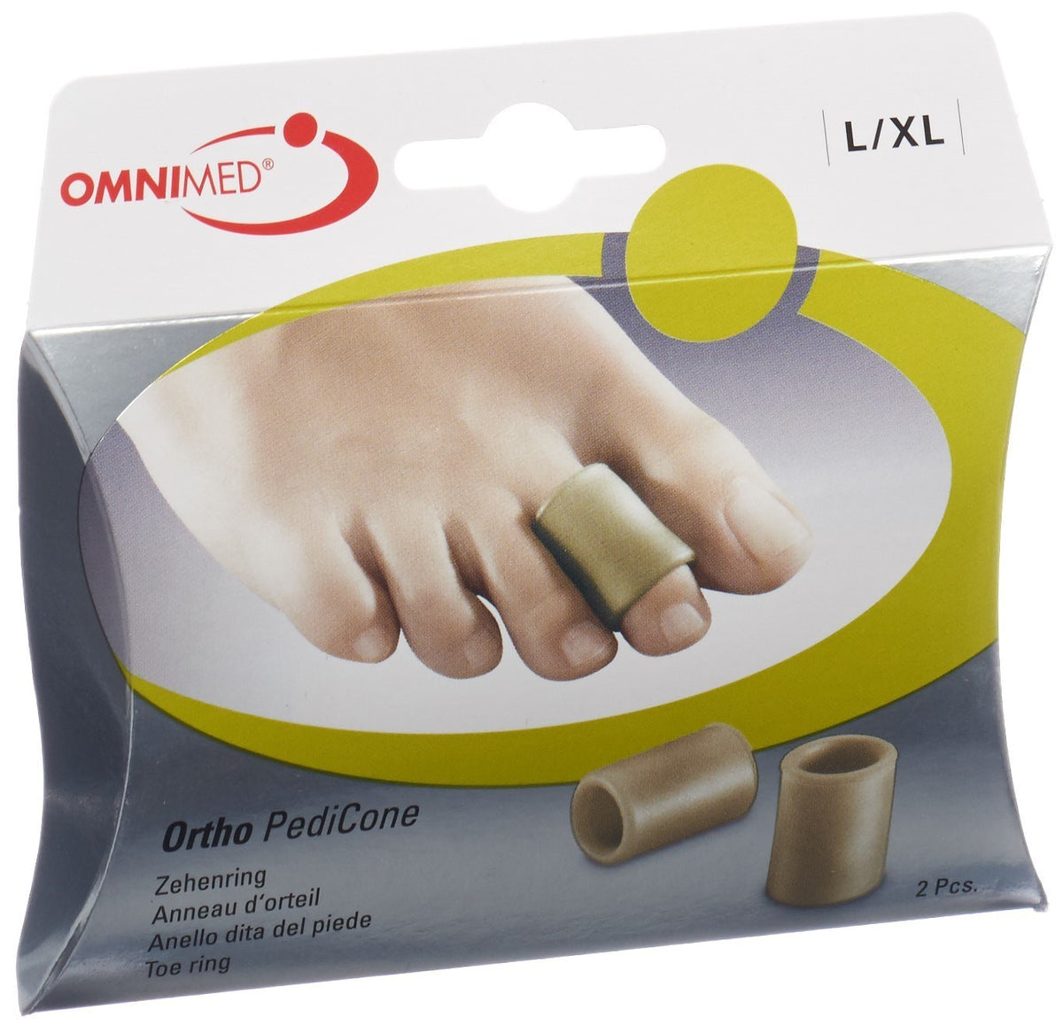 OMNIMED Ortho PediCone Zehenring L/XL (2 Stk)