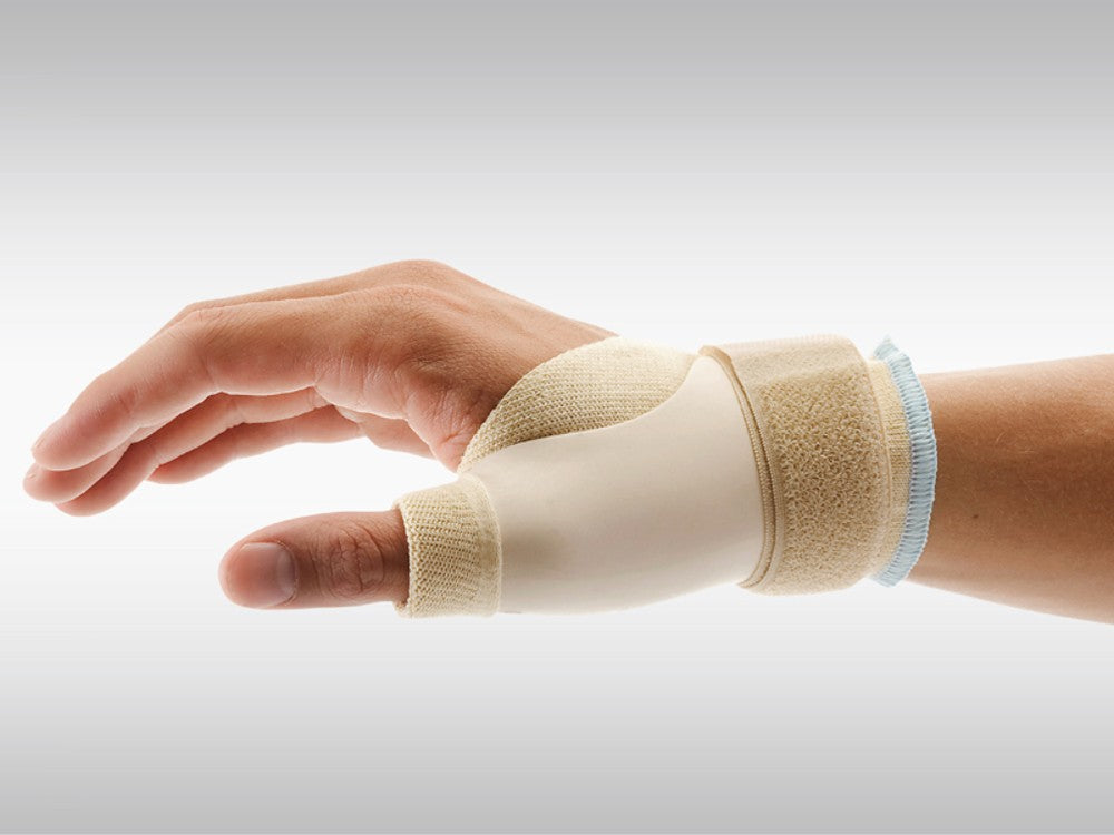 OMNIMED Ortho Pollex Lok Mittelhand-Daumenschiene M, 17-19cm rechts hautfarbig (1 Stk)