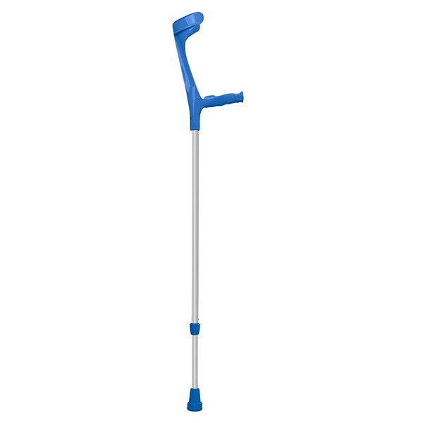 OSSENBERG Krücke anatomisch soft Kombi 76-96cm blau 140kg Clip (1 Paar)