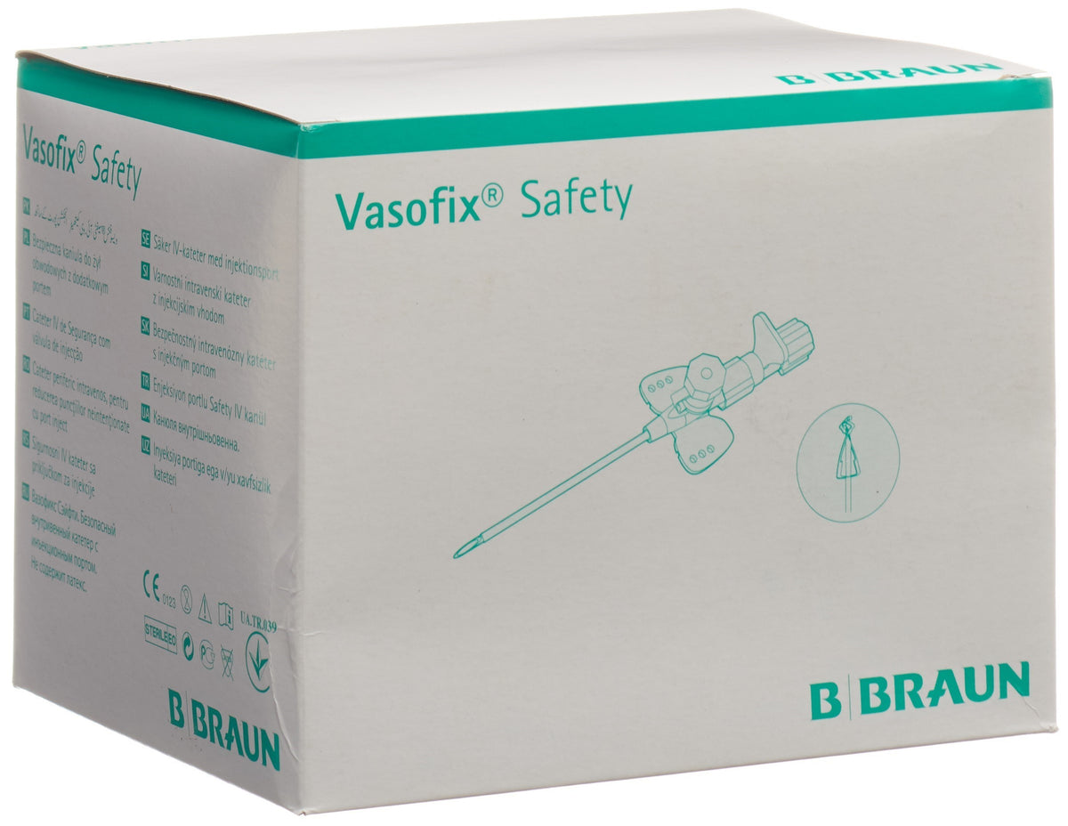 Vasofix Safety IV-Kanüle 20G 1.1x25mm rosa (50 Stk)