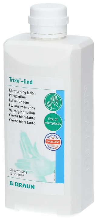 Trixo-lind Pflegelotion Ovalflasche (500ml)