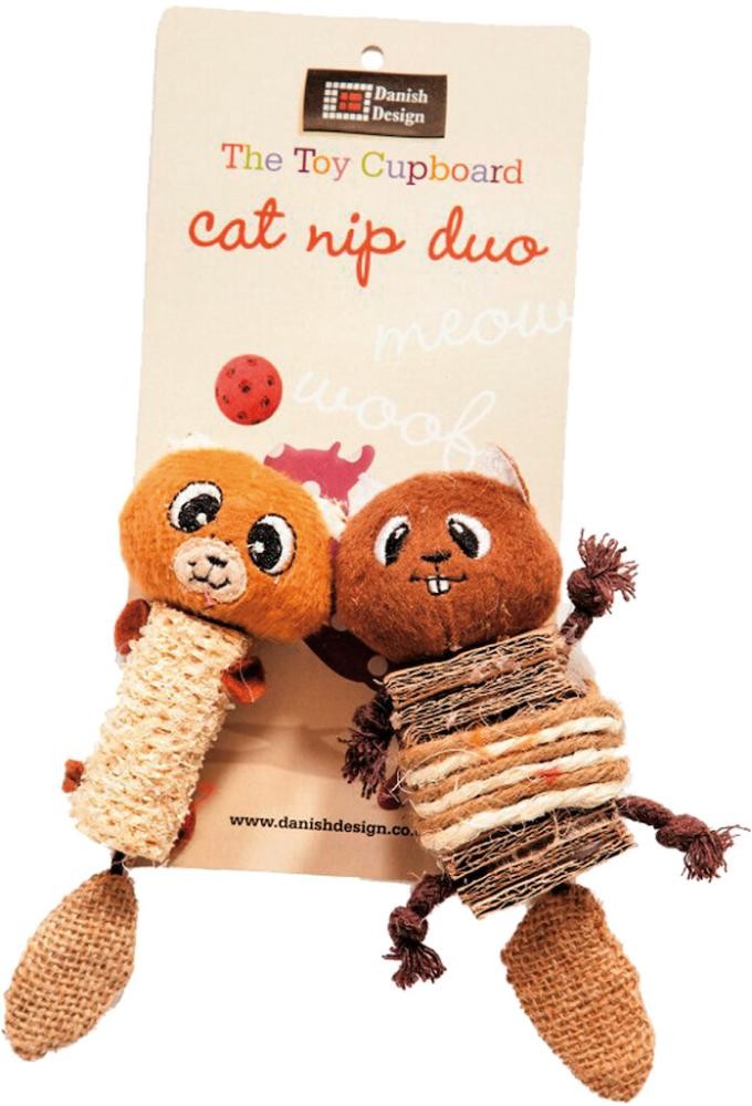 Danish Design Chip Chap Chipmunk cat nip duo (10cm)