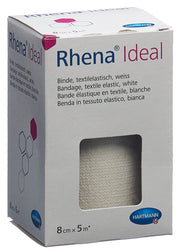 Rhena Ideal Elastische Binde, 8cmx5m, weiss (1 Stk)