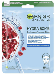 GARNIER Hydra Bomb Tuchmaske Granatapfel (1 Stk)