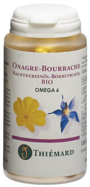 Thiemard Evening Primrose Borage Capsules 500 mg Organic (120 pcs)