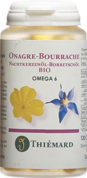 Thiemard Evening Primrose Borage Capsules 500 mg Organic (120 pcs)