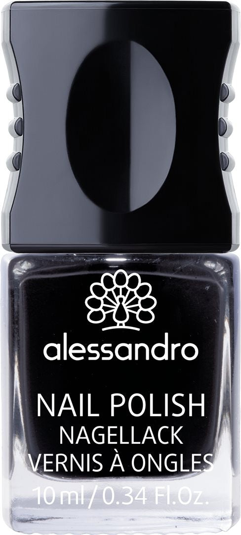 alessandro Nagellack 77 Midnight Black (10ml)