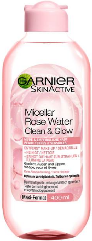 GARNIER SkinActive Reinigungswasser All-in-1 mit Rosenwasser (400ml)