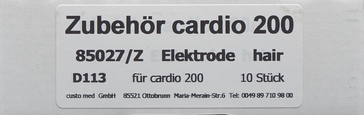 Custo Med Suction Electrode Ha cardio 200/400 (10 pcs)