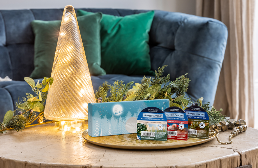 Yankee Candle Holiday Bright Lights Geschenkset mit 3 Wax Melts (3-teilig)